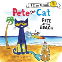 Image of Pete the cat pete at the beach